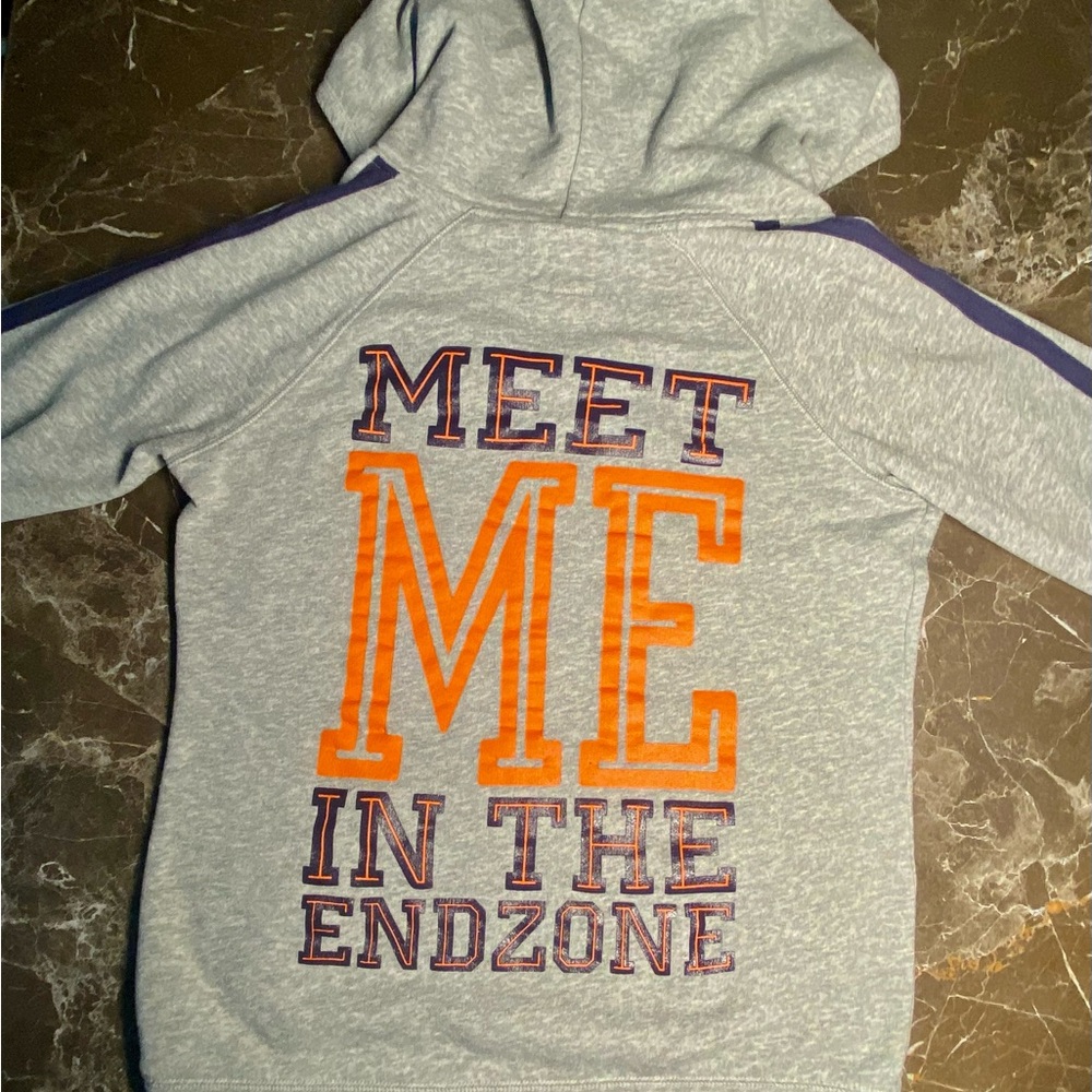 Chicago Bears PINK Victoria’s Secret Hoodie Small – Meet Me In The Endzone 🏈🧡 - Picture 6 of 7
